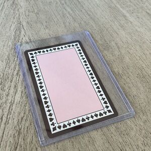 Tiffany & Co. Playing Card in protective sleeve